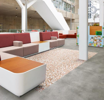 Forbo Modul'up 19 dB Graphic 9406UP4319 coral terrazzo фото 3 | FLOORDEALER